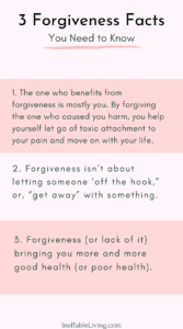 Forgiveness Facts