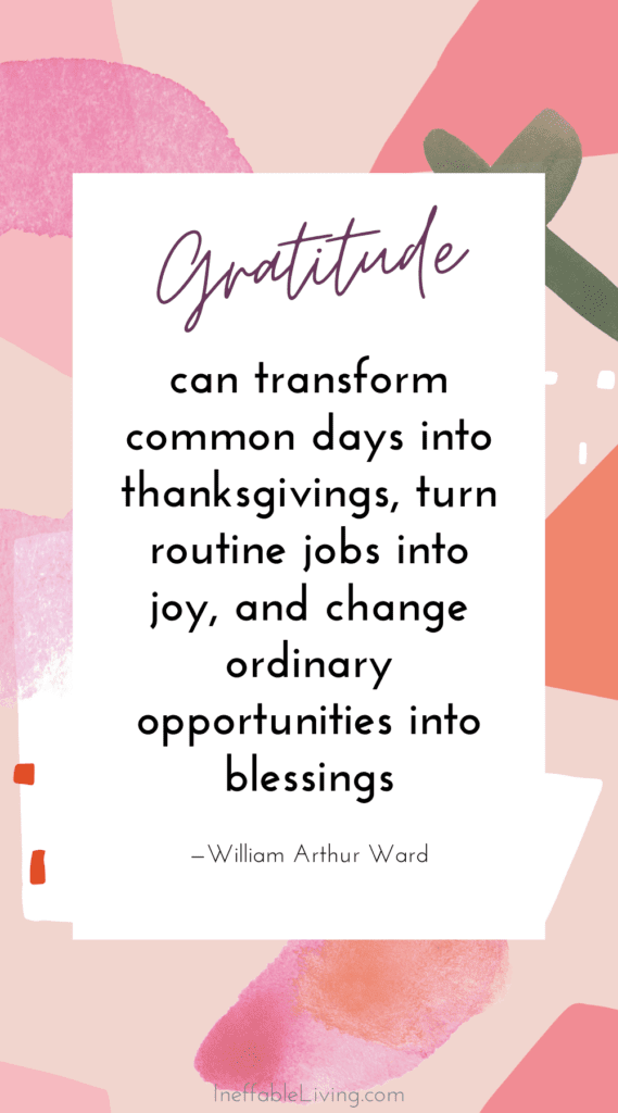 Daily Gratitude Ideas: 10 Ways to Practice Gratitude Every Day Gratitude Quote inspirational