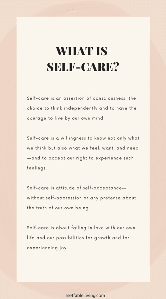 what is self-care