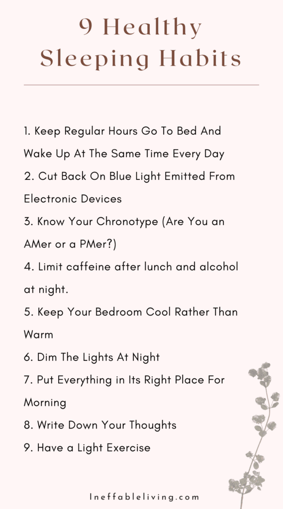 how to sleep better