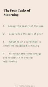 The Four Tasks of Mourning