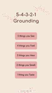 grounding exercise 5-4-3-2-1