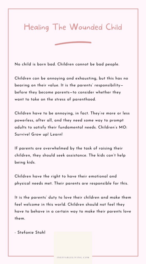 healing the wounded-child