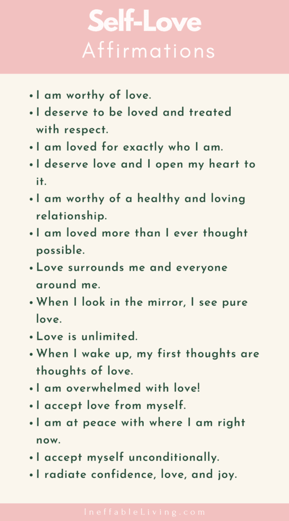 self-love affirmations