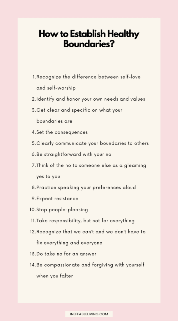 how to set healthy boundaries