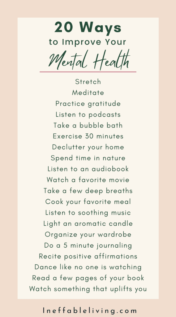 ways to improve mental health mental health illustration