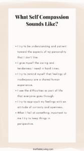 what self compassion sounds like