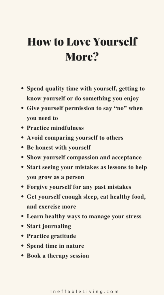 how to love yourself more - How To Improve Body Image? Best 12 Practices to Build Positive Body Image