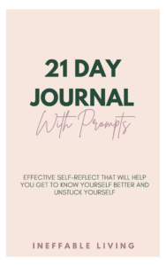 21 day journal printable