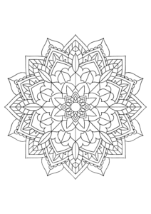 coloring Mandala free Printable