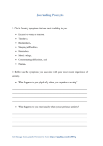 Anxiety Worksheets-1