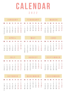 Free Printables - Calendar
