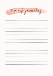 DAILY JOURNAL - Free Printables