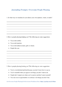 Overcome People-pleasing and Perfectionism Worksheets-1