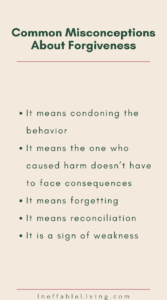 Common Misconceptions About Forgiveness