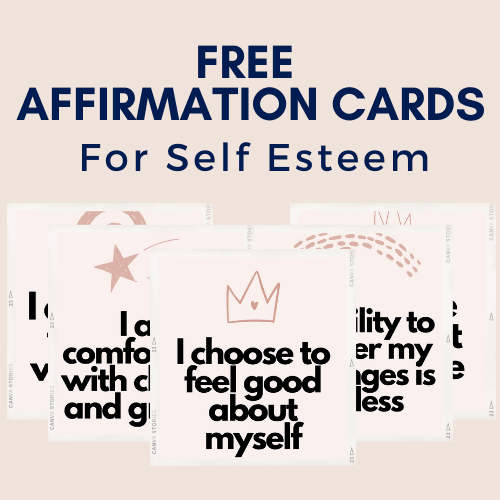 Affirmation Cards For Self Esteem