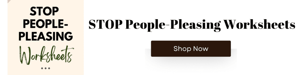 STOP people pleasing Worksheets (1)