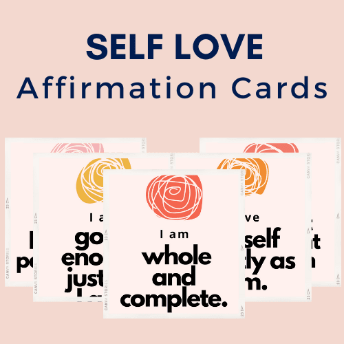 Self Love Affirmation Cards