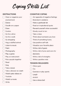 100 coping skills pdf download