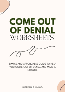 Come out of denial Worksheets (2)