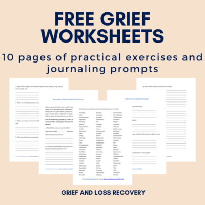 Best 21 Grief Journaling Prompts (+FREE Grief Worksheets PDF)