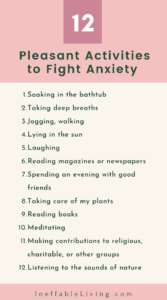 12 Pleasant Activities to Fight Anxiety - Anxious People Quotes