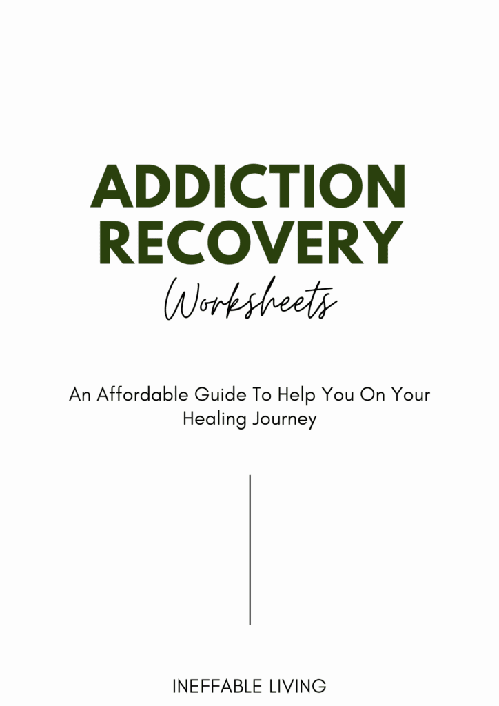 Addiction Recovery Worksheets (1)
