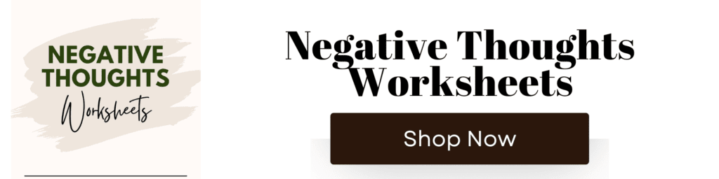 Negative Thoughts Worksheets (2)