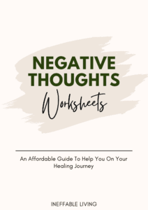 Negative Thoughts Worksheets (2)