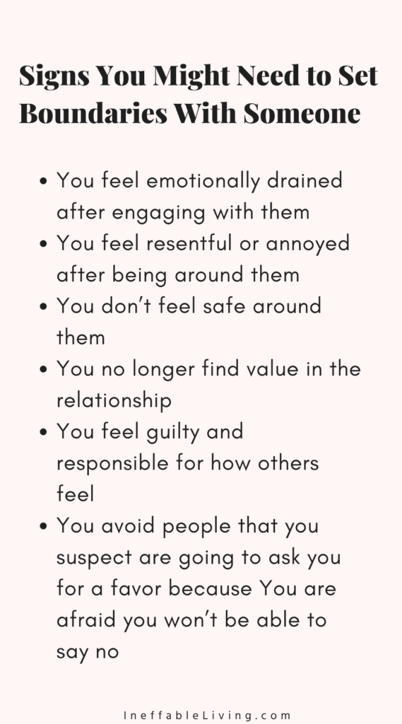 Signs You Might Need to Set Boundaries With Someone - Stop Tolerating Bad Behavior Quotes