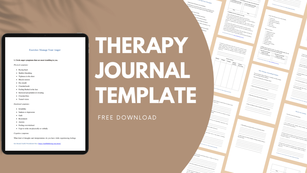 Therapy Journal Template