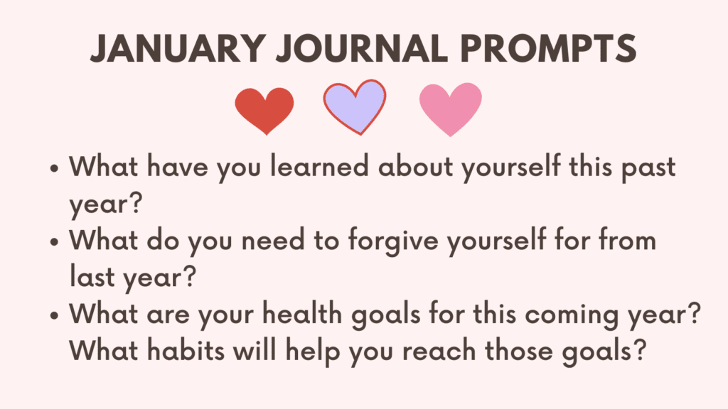 January Journal Prompts