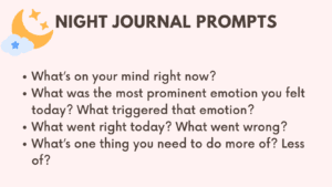 Night Journal Prompts
