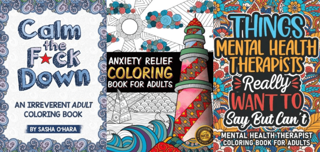 mental health coloring book