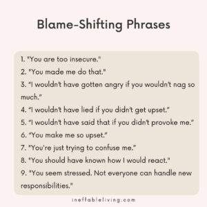 Blame-Shifting Phrases