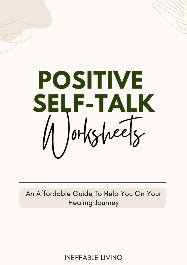 Positive Self-Talk Worksheets
