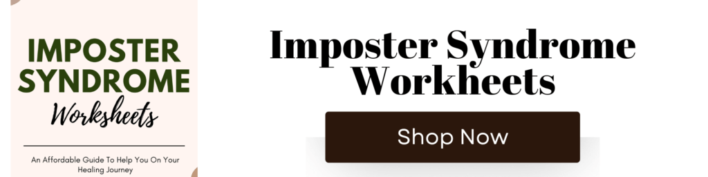 Imposter Syndrome Worksheets