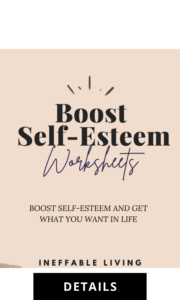 Boost Self-Esteem Worksheets