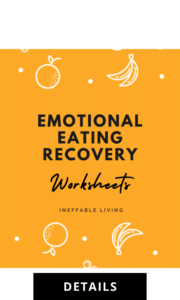 Emotional Eating Worksheets