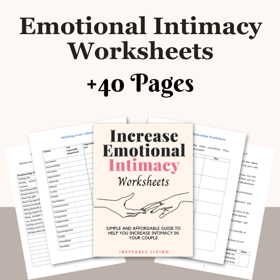 Emotional Intimacy Worksheets