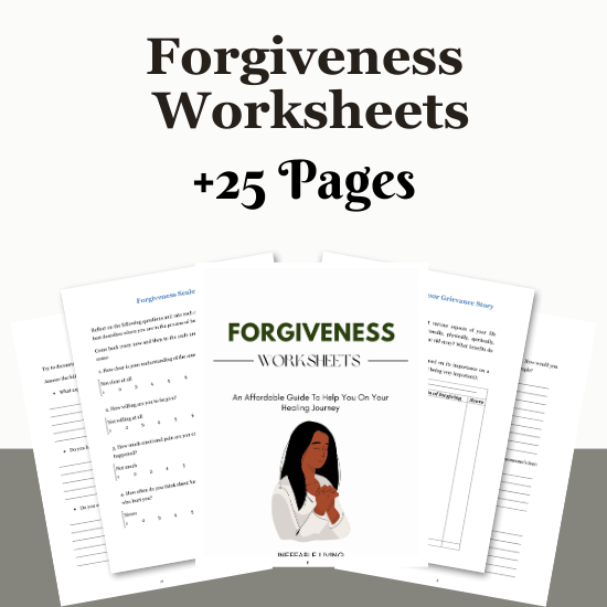 Forgiveness Worksheets