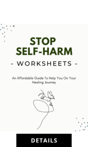 Stop Self-Harm Worksheets