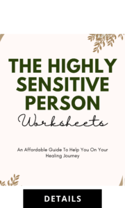 The Highly Sensitive Person Worksheets