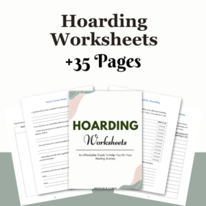 Hoarding Worksheets