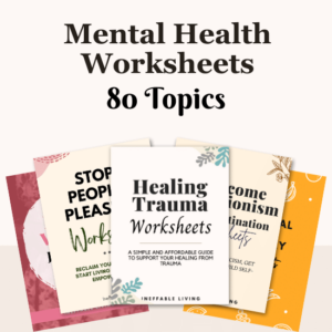 Mental health Worksheets - Therapy tools