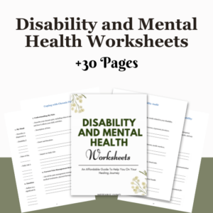 Disability and Mental Health Worksheets