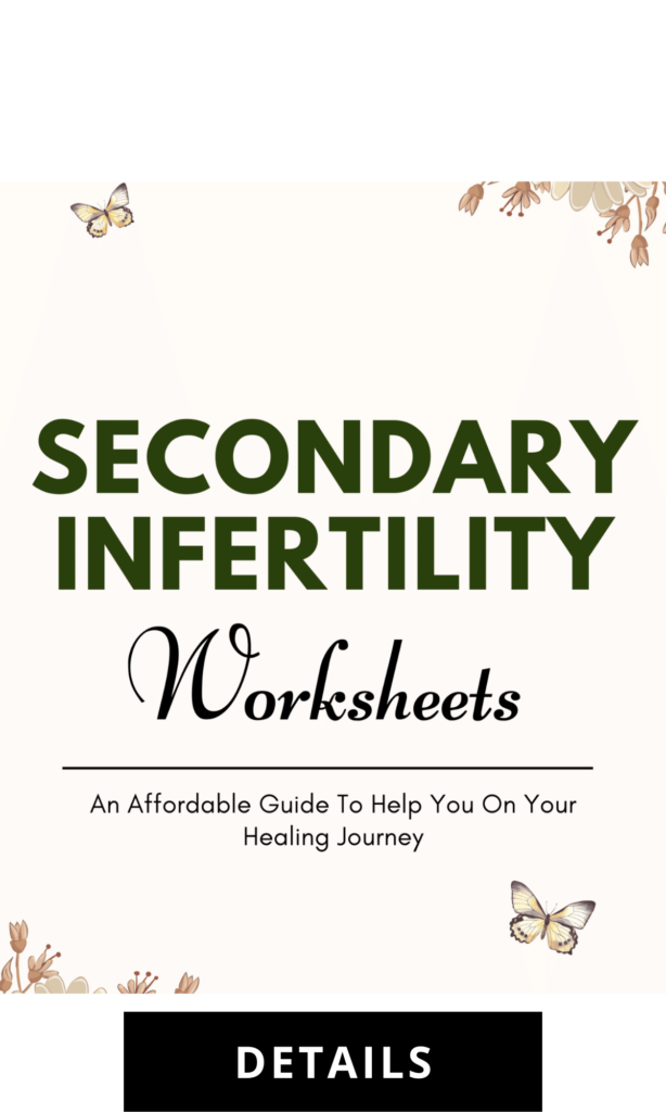 Secondary infertility worksheets (3)