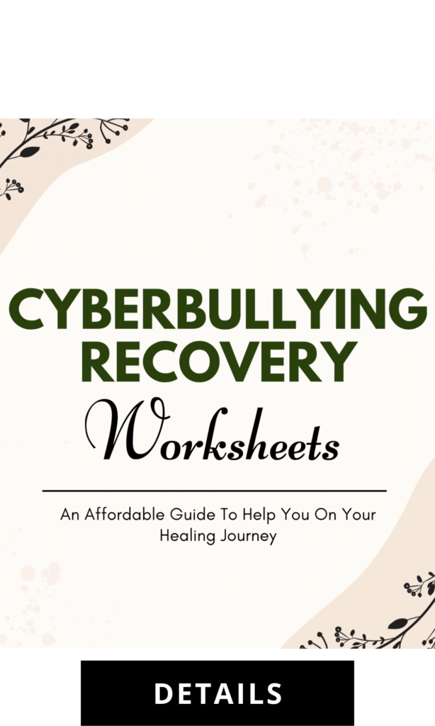 cyberbullying recovery worksheets