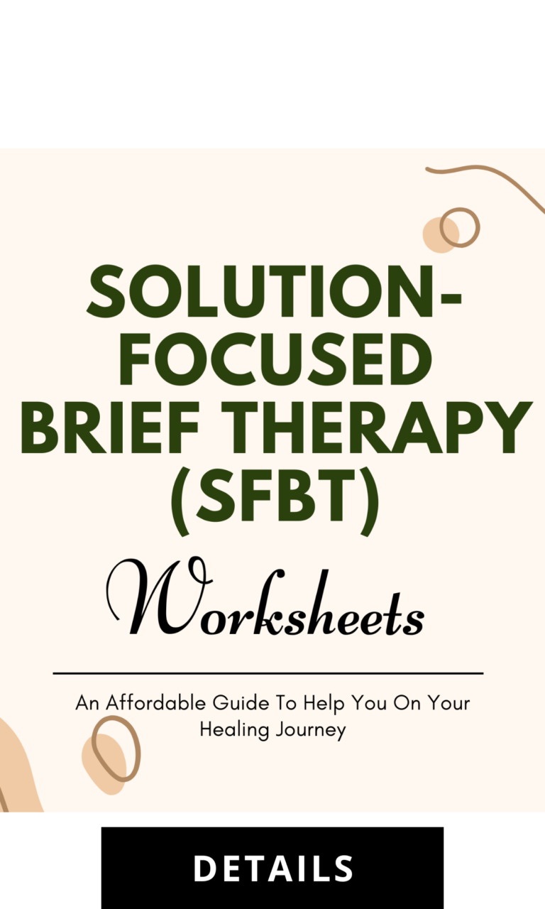 Solution-focused Brief Therapy (sfbt) Worksheets (2)