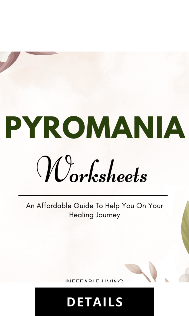 Pyromania worksheets